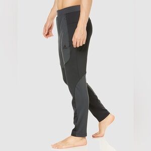 Adidas Gray Black Yoga Training Pants HC4438 Medium